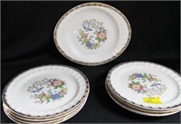 9 PIECES OF CROWN CHINA