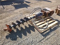 2013 McMillen Backhoe Auger Attachment