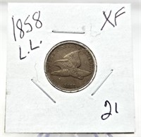 1858 L.L. Cent XF