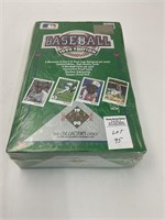 sealed box 1990 upperdeck baseball cards
