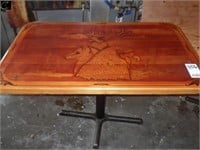 30" x 48" Table w/ Eagle, Elk, Coyote, Imprint