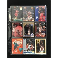 9 Vintage Michael Jordan Cards