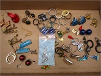 Lot of Pierced Earring Sets and Rings