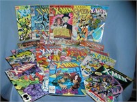 Large collection of vintage Xmen comic books