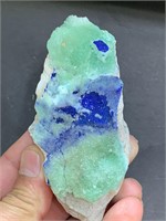 Blue Aragonite Specimen Combine Izurite