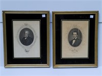 Lot of two 1832 engravings