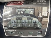 COLEMAN. QUEEN COMFORTER SET RETAIL $60