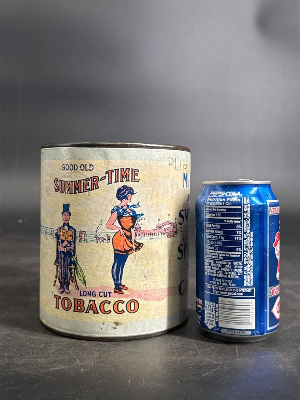 GOOD OLD SUMMER-TIME LONG CUT TOBACCO CAN