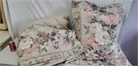 Queen Size Bed Spread and Pillow Shams with Neck