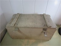 Wood Military Fuse Crate, 28" x 14" x 14"