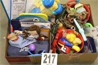 (2) Boxes of Misc. Children's Toys (Basement)