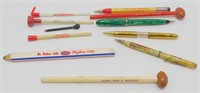 Vintage Whimsical Advertising Pens and Pencils