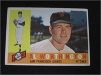 1960 TOPPS #268 AL WORTHINGTON GIANTS