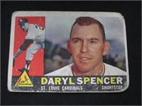 1960 TOPPS #368 DARYL SPENCER CARDINALS
