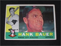 1960 TOPPS #262 HANK BAUER ATHLETICS