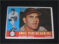 1960 TOPPS #254 ARNIE PORTOCARRERO ORIOLES