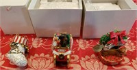 819 - LOT OF 3 COLLECTOR HOLIDAY ORNAMENTS