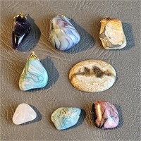Polished Gemstone Pendants & Stones