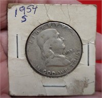 1954 S Half Dollar