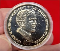 George W. Bush Presidential coin