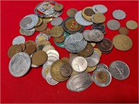 Foreign coins & tokens