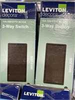 LEVITON 3WAY SWITCH 6PK RETAIL $120