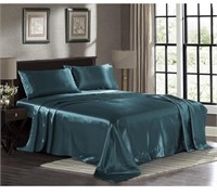 Hotel Luxury Silky satin Bed Sheets king sized