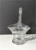 Vintage Duncan Miller Floral Etched Clear Glass