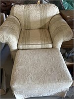 Over sized chair & ottoman