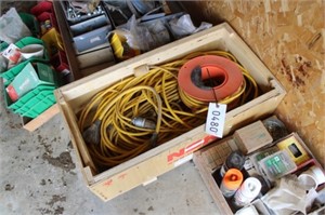 Pallet Box of Heavy Power Cords