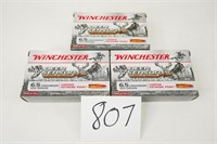 60RNDS/3BOXES OF WINCHESTER COPPER IMPACT 6.5CM 12