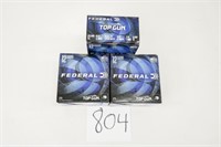 75RNDS/3BOXES OF FEDERAL TOP GUN 12GA #8SHOT 2.75"