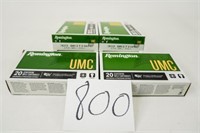 80RNDS/4BOXES OF REMINGTON UMC 303BRIT 174GR FMJ