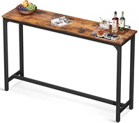 63 ODK Bar Height Pub Table  Rustic Brown