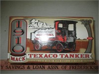 Texaco 1910 Mack Tanker Truck Die Cast Bank