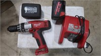 MILWAUKEE 1/2' Hammer Drill w/Battery/Charger