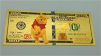 Winnie the Pooh Gold Bill