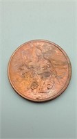 1 Ounce Copper Round