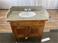 Sink Vanity Cabinet Worn