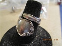 Antique Reed & Barton Sterling Spoon Ring-8.1 g