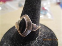 Sterling Onyx Ring-4.2 g