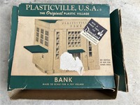 Plasticville USA Scale Model Bank for Toy VIllage