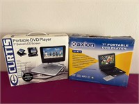 7” Portable DVD Player, 7” Swivel DVD Player