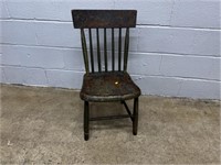 Antique Youth Size Painted Chair