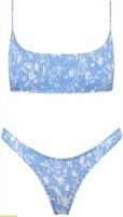 New (Size M) VOLAFA Women's Triangle Bikini Set