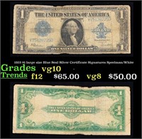 1923 $1 large size Blue Seal Silver Certificate Gr