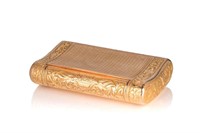 ANTIQUE FRENCH GOLD SNUFF BOX, 55g