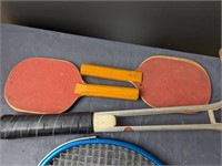 Lot of Tennis Rackets/Paddles