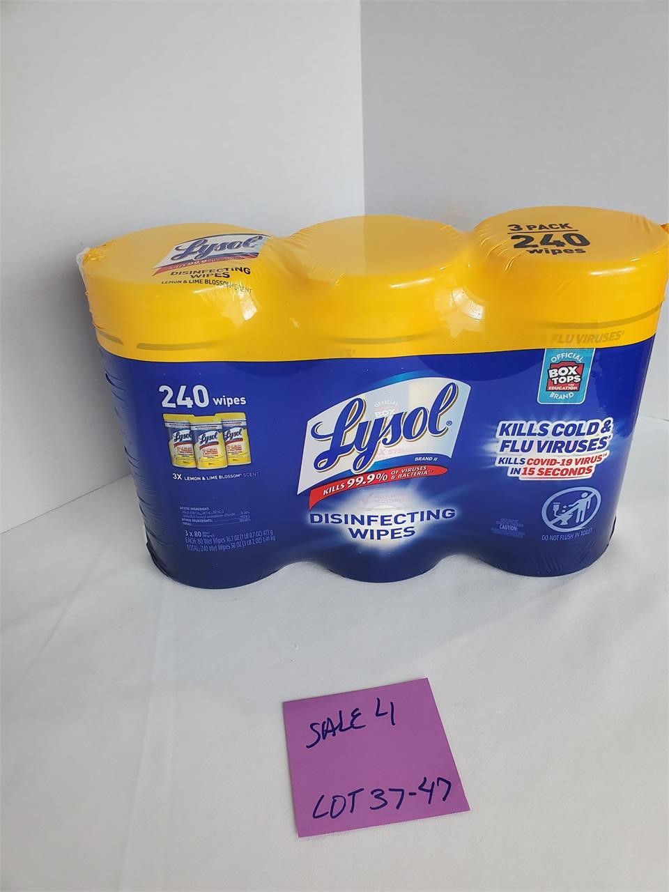 Lysol Disinfectant Wipes,  3 PACK