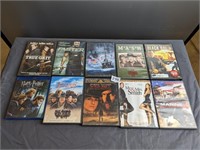 lot of 10 DVD's